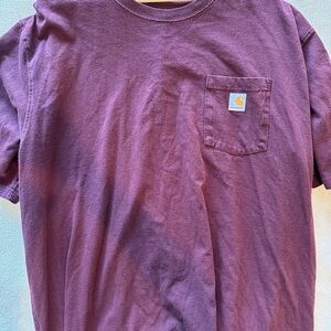 Carhartt Maroon Pocket Tee